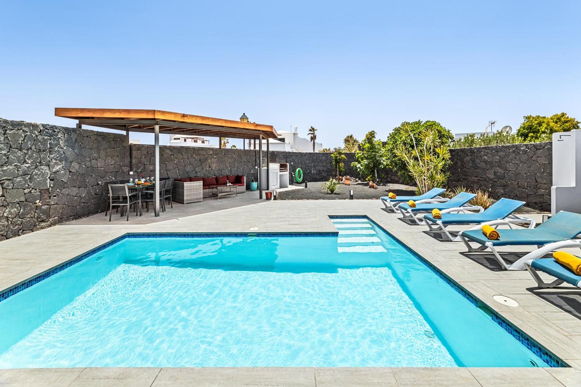 3 Bedroom Villa With Private Pool Close To Papagayo Beach Коста Бланка Экстерьер фото